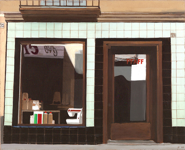 Pfaff Sewing Machine Shop, Olot, Spain